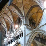 Particolare architettonico della Cattedrale di Salisbury