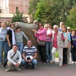 Il gruppo dei partecipanti al viaggio.